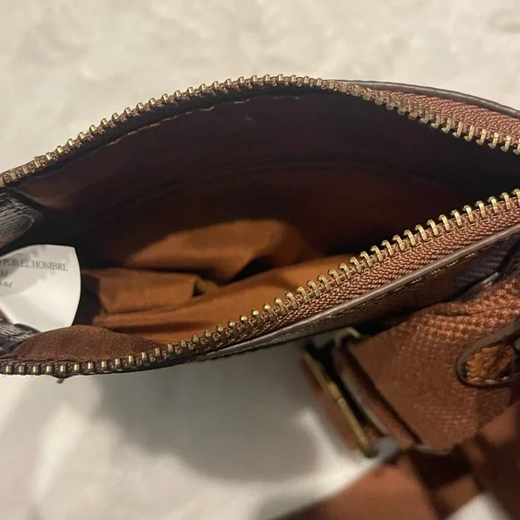 Time and Tru animal print women’s small Brown Crossbody Bag - Picture 7 of 14